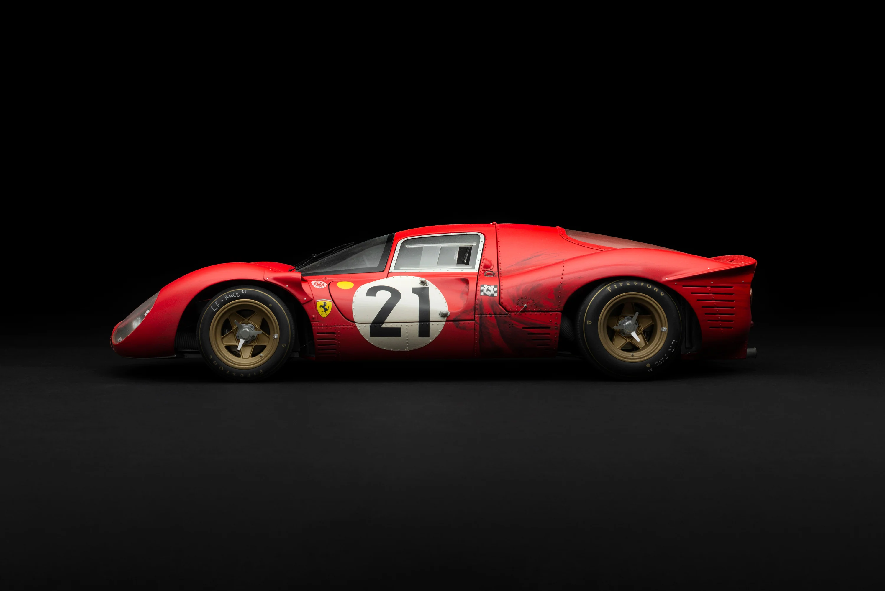 Ferrari 330 P4 - 1967 Le Mans - 2nd Place - Class Winner - Race Weathered - Image 11