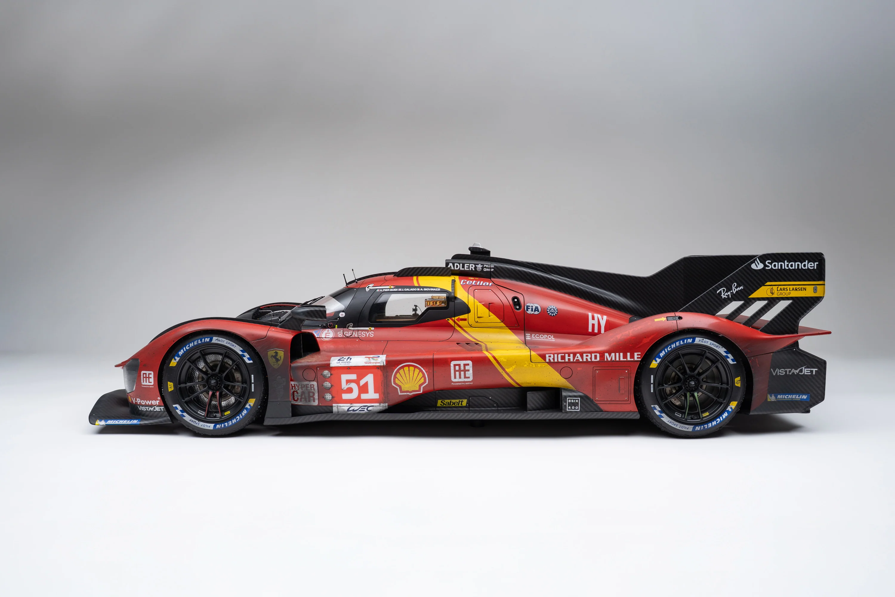 Ferrari 499P - 2023 Le Mans Winner - Race Weathered - Image 12
