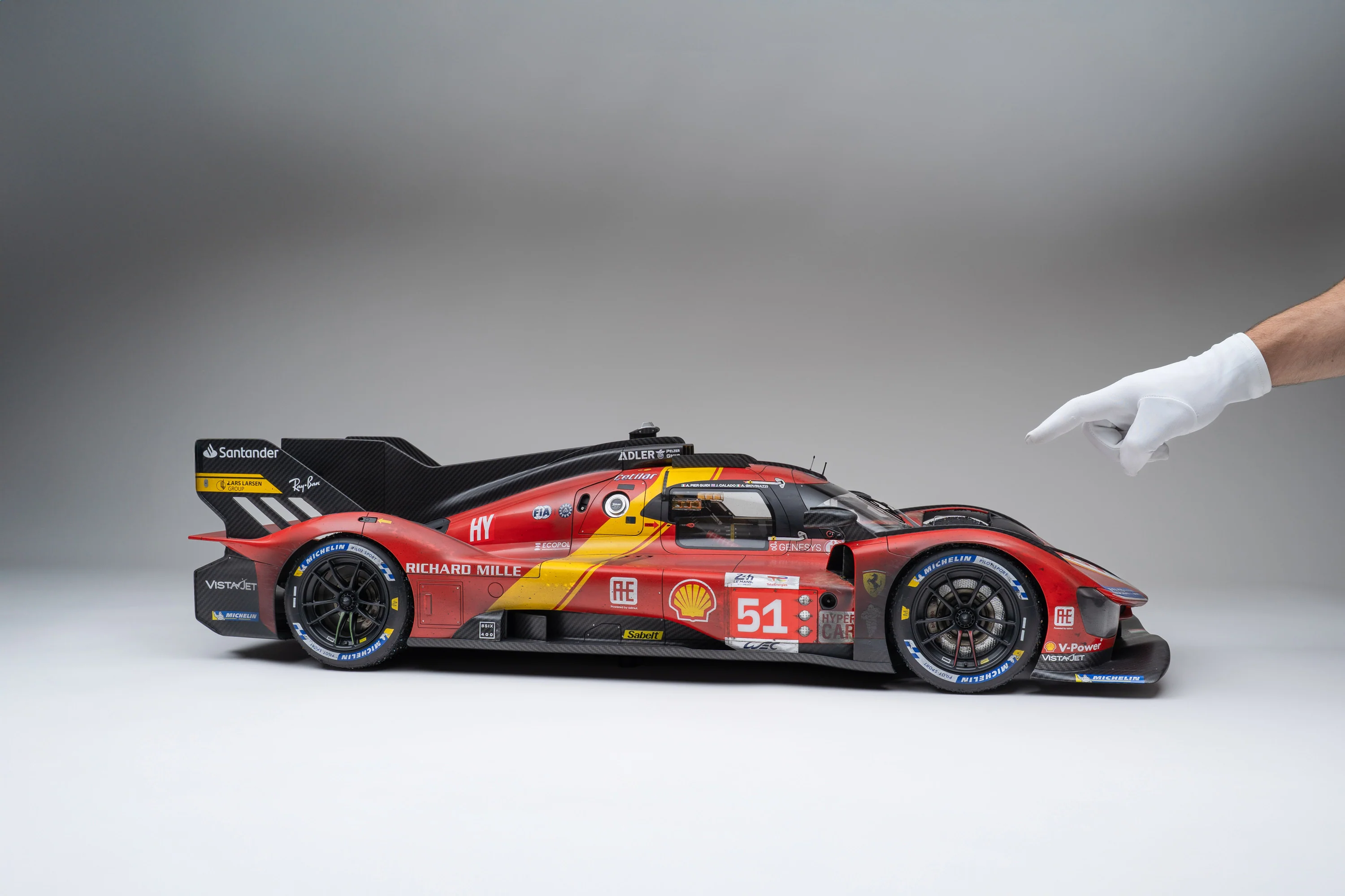 Ferrari 499P - 2023 Le Mans Winner - Race Weathered - Image 3