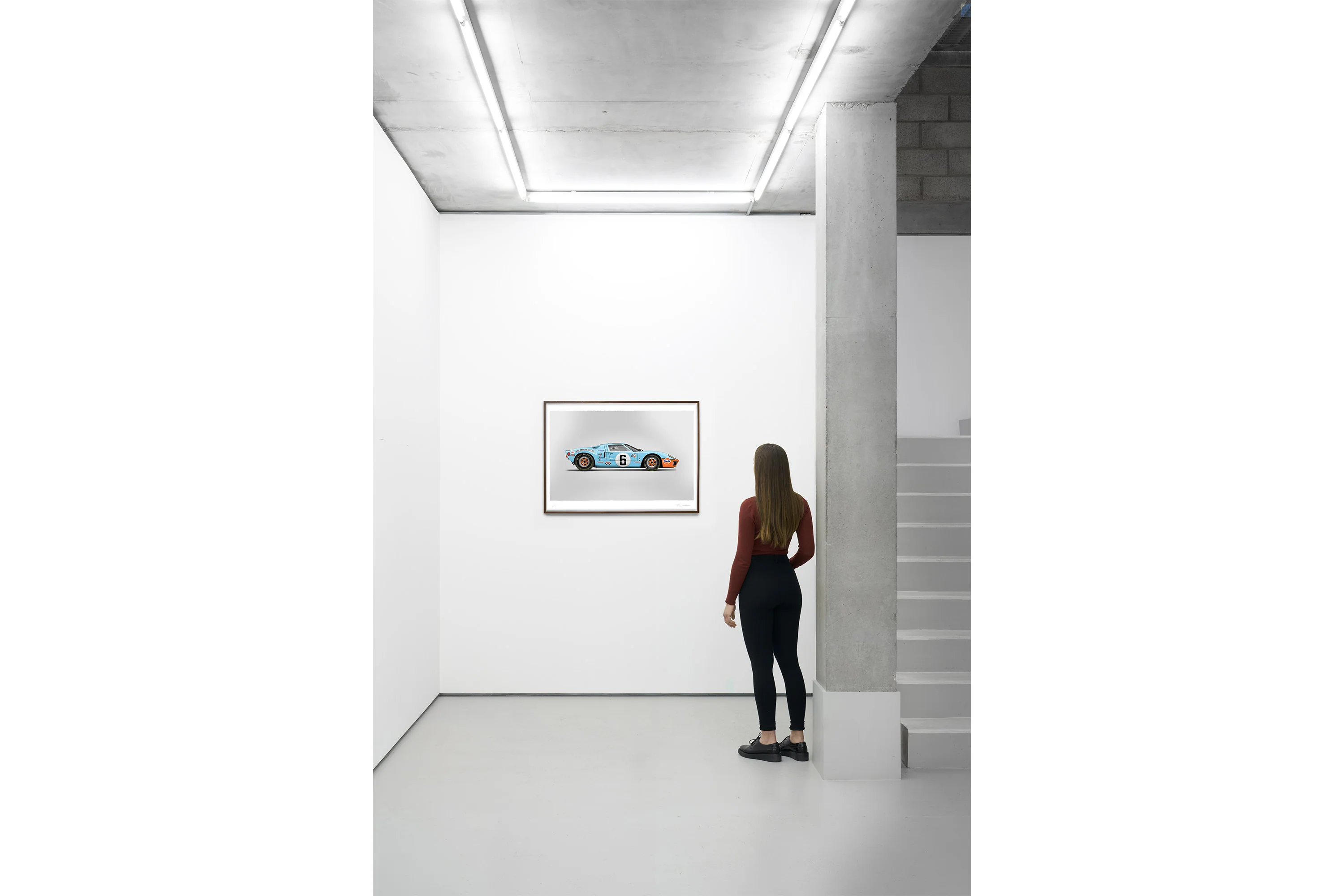 Ford GT40 - Alan Thornton - Art Screen Print - Image 11