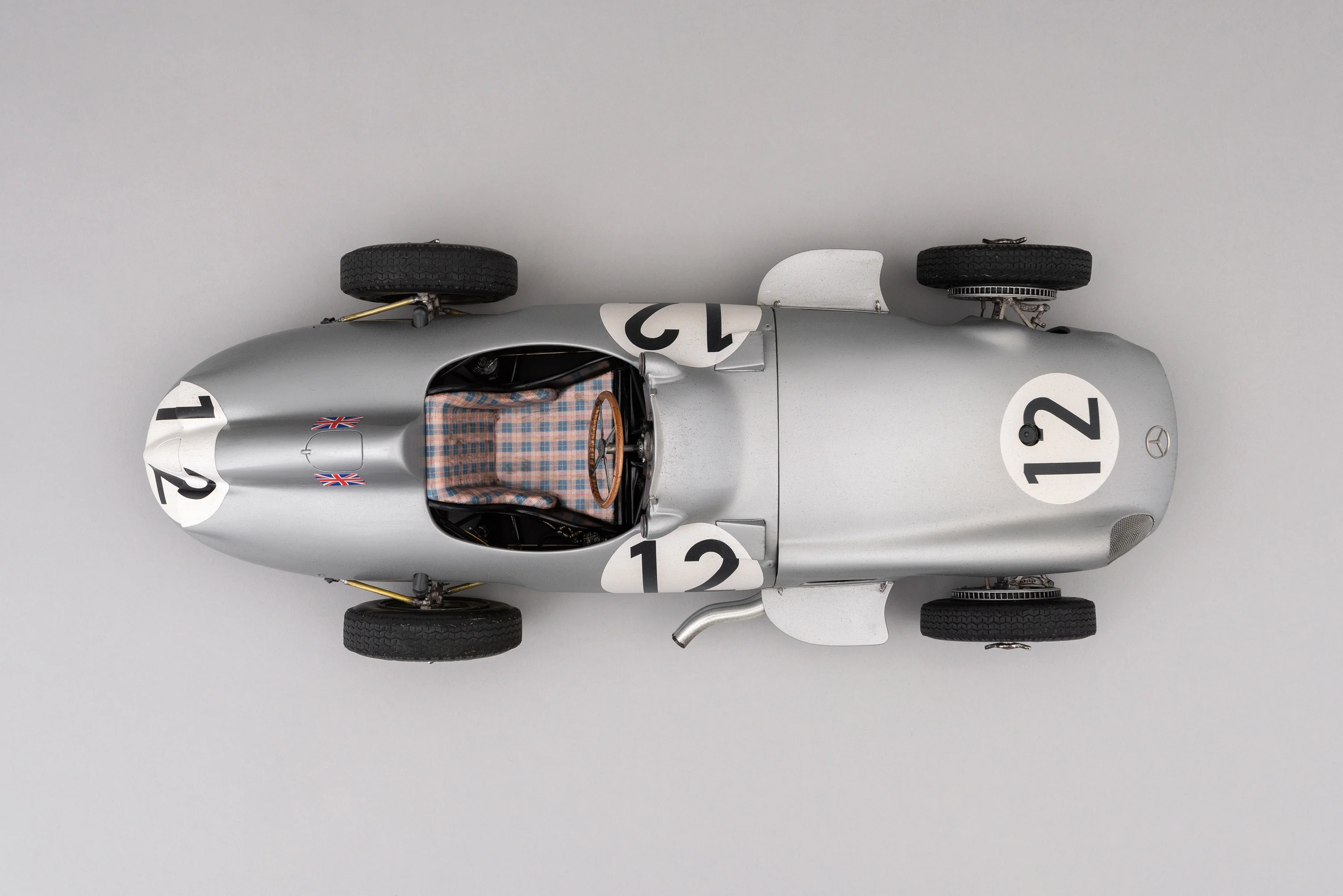 Mercedes-Benz W196 Monoposto - 1955 British Grand Prix Winner - Moss - Race Weathered - Image 10