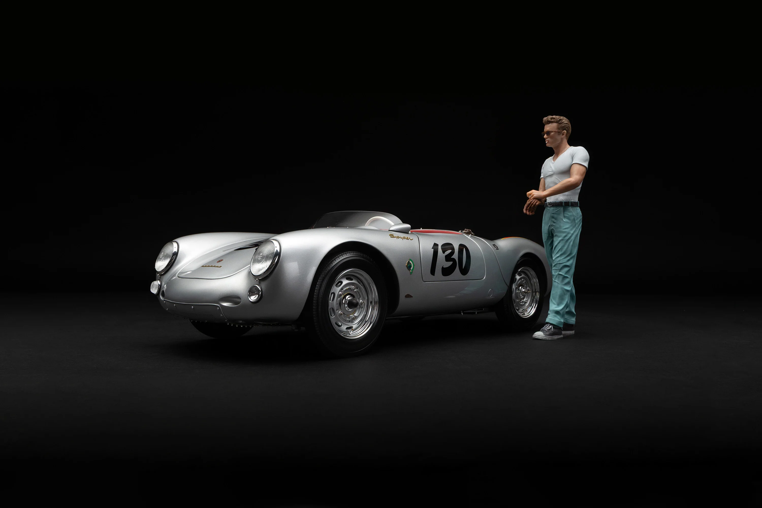 Porsche 550 RS Spyder 'Little Bastard' (1955) James Dean Figure Edition - Image 2