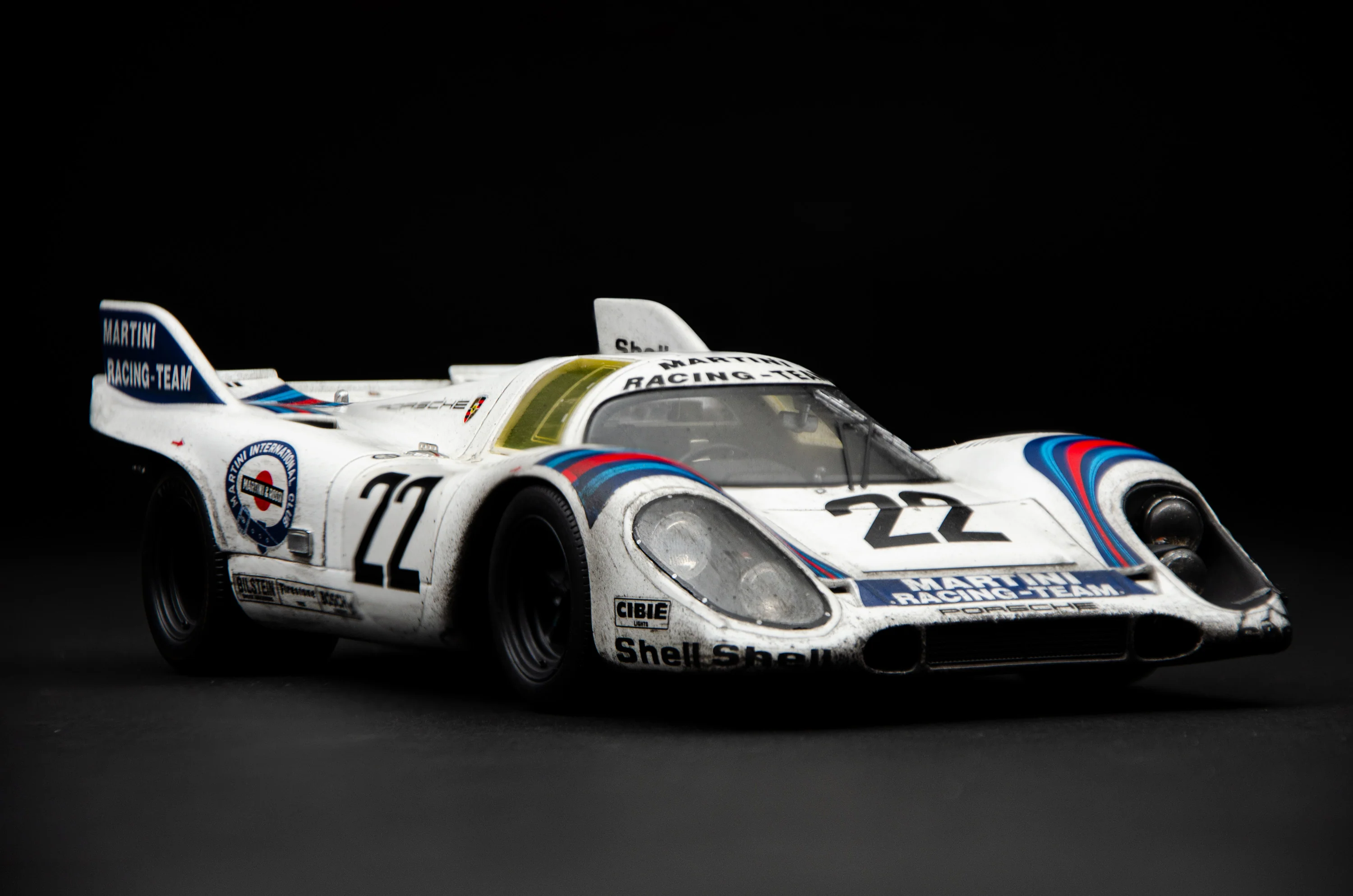 Porsche 917 KH - 1971 Le Mans Winner - Martini Livery - Race Weathered - Image 7